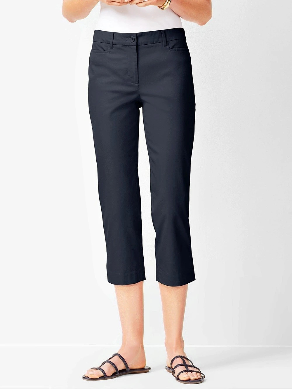NWT Talbots Perfect Skimmer Pants~Black
